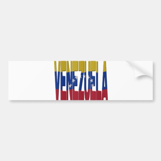 Venezuela flag autoaufkleber (Vorne)