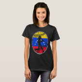 Venezuela Flag Baseball Hitter Venezuelan Flag T-Shirt (Vorne ganz)
