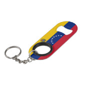 Venezuela Flag Gelb Blaue rote Sterne Patriotik Mini Flaschenöffner (Vorderseite Schrägansicht)
