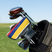 Venezuela flag golf headcover (In Situ)