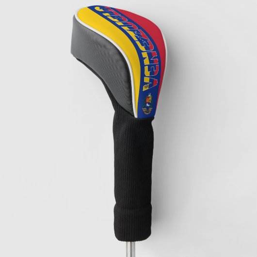 Venezuela Flag Gorgetic Patriotic Golf Headcover (angewinkelt)