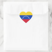 Venezuela Flag Heftsticker Herz-Aufkleber (Tasche)