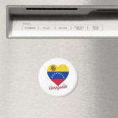 Venezuela Flag Herz Magnet (In Situ (Geschirrspüler))