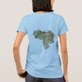 Venezuela Flag + Karte + Text-T - Shirt (Rückseite)