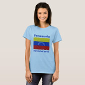 Venezuela Flag + Karte + Text-T - Shirt (Vorne ganz)