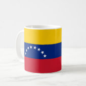 Venezuela Flag Keramik Kaffee Tasse (Vorderseite Links)