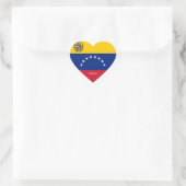 Venezuela Flag Patriotic Herz-Aufkleber (Tasche)