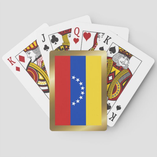 Venezuela Flag Playing Cards Spielkarten (Rückseite)