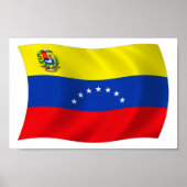 Venezuela Flag Poster Print (Vorne)