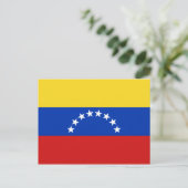 Venezuela Flag Postkarte (Stehend Vorderseite)