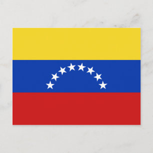 Venezuela Flag Postkarte