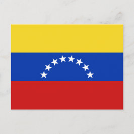 Venezuela Flag Postkarte