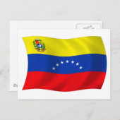 Venezuela Flag Postkarte (Vorne/Hinten)