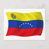 Venezuela Flag Postkarte (Vorderseite)