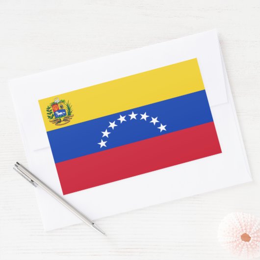 Venezuela Flag Rectangle Sticker (Umschlag)
