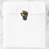 Venezuela Flag Runder Aufkleber (Tasche)