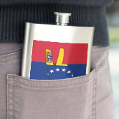 Venezuela Flag Sieg Sign Patriotic Flachmann (Beispiel)