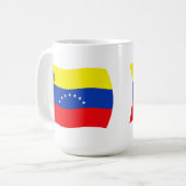 Venezuela Flag-Tasse Kaffeetasse (Vorderseite Links)
