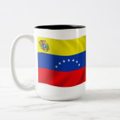 Venezuela Flag-Tasse Zweifarbige Tasse (Links)