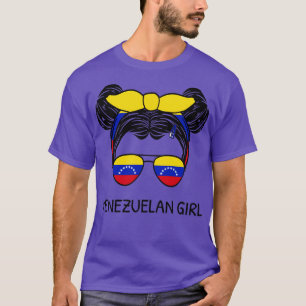 Venezuela Flag venezolanisches Mädchen mit lauter T-Shirt