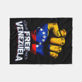 Venezuela Flag Venezuela Libre 2026  Fleecedecke (Vorderseite (Horizontal))