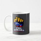 Venezuela Flag Venezuela Libre 2026  Kaffeetasse (Links)