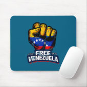 Venezuela Flag Venezuela Libre 2026 Mousepad (Mit Mouse)