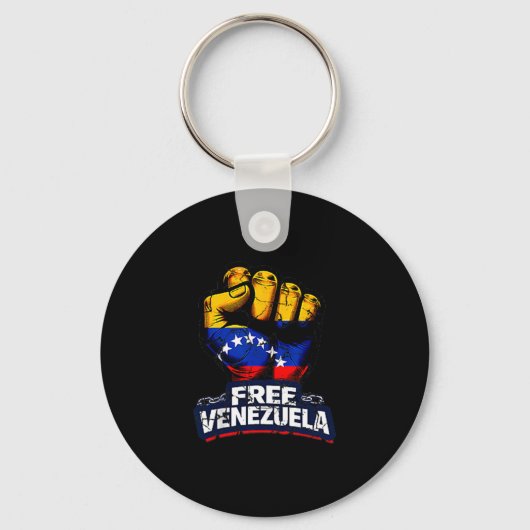 Venezuela Flag Venezuela Libre 2026  Schlüsselanhänger (Vorderseite)