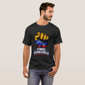 Venezuela Flag Venezuela Libre 2026  T-Shirt (Vorne ganz)