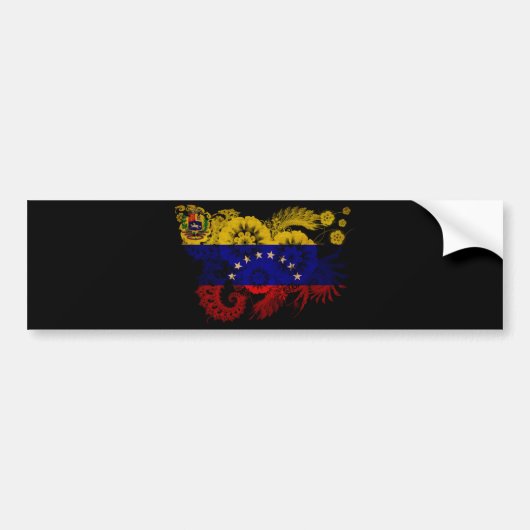 Venezuela-Flagge Autoaufkleber (Vorne)