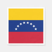 Venezuela-Flagge benutzerdefinierte Servietten (Vorderseite)