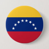 Venezuela-Flagge Button (Vorderseite)