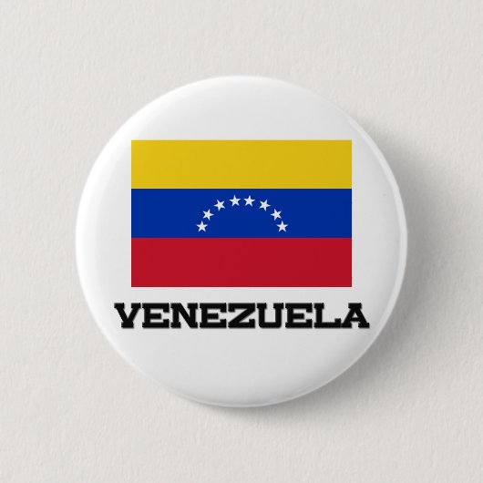 Venezuela-Flagge Button (Vorderseite)