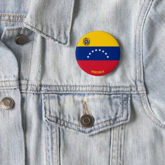 Venezuela Flagge Charming Patriotic Button (Beispiel)