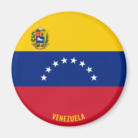 Venezuela Flagge Charming Patriotic Magnet (Vorne)