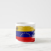 Venezuela-Flagge Espressotasse (Vorderseite)