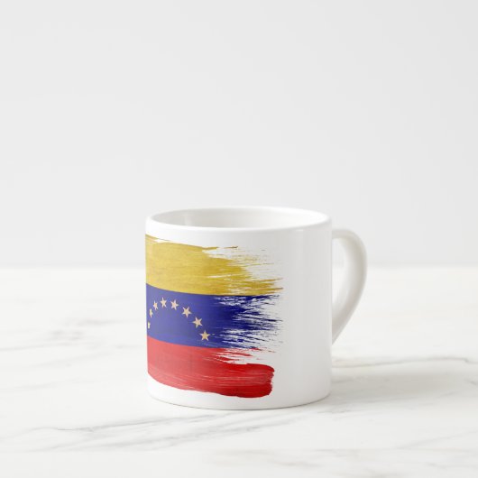 Venezuela-Flagge Espressotasse (Vorderseite Rechts)