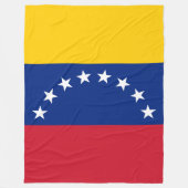 Venezuela-Flagge Fleecedecke (Vorderseite)