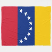 Venezuela-Flagge Fleecedecke (Vorderseite (Horizontal))
