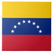 Venezuela-Flagge Fliese (Vorderseite)