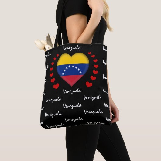 Venezuela-Flagge, Herz-Venezuela-Flagge, Mode und  Tasche (Von Nahem)