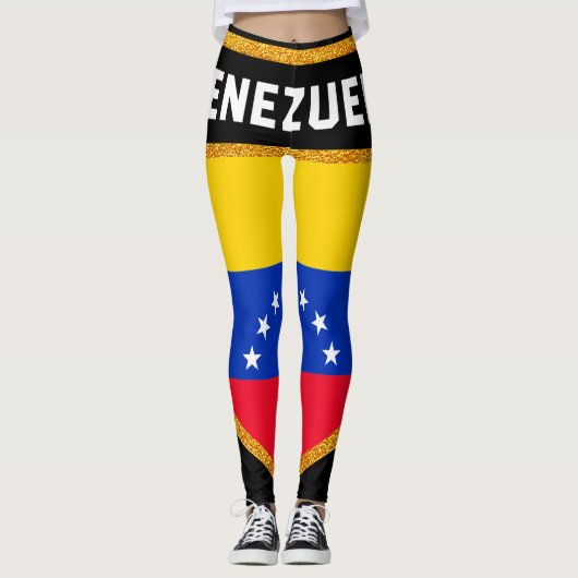 Venezuela-Flagge Leggings (Vorderseite)