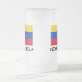 Venezuela-Flagge Mattglas Bierglas (Mittel)