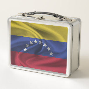 Venezuela-Flagge Metall Brotdose