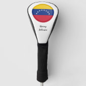 Venezuela Flagge & Mit Monogramm Golf Clubs Abdeck Headcover (Vorderseite)