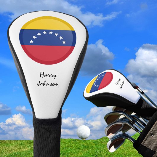 Venezuela Flagge & Mit Monogramm Golf Clubs Abdeck Headcover