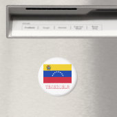 Venezuela Flagge mit Namen Magnet (In Situ (Geschirrspüler))