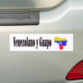 Venezuela Flagge mit Text Venezolano y guapo Autoaufkleber (Auf Auto)