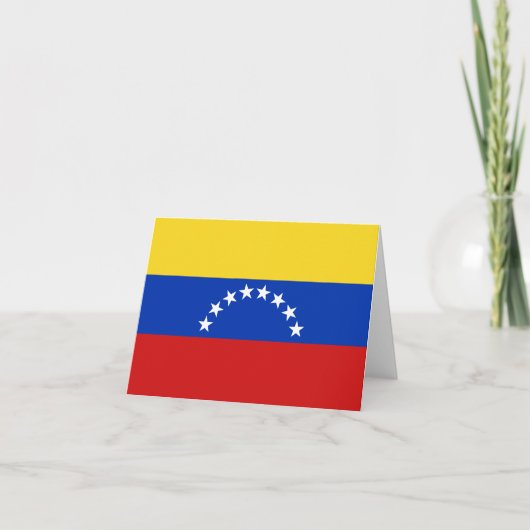 Venezuela-Flagge Notecard Karte (Vorderseite)