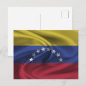 Venezuela-Flagge Postkarte (Vorne/Hinten)